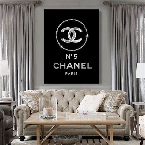 chanel canvas wall decor|chanel inspired wall art.